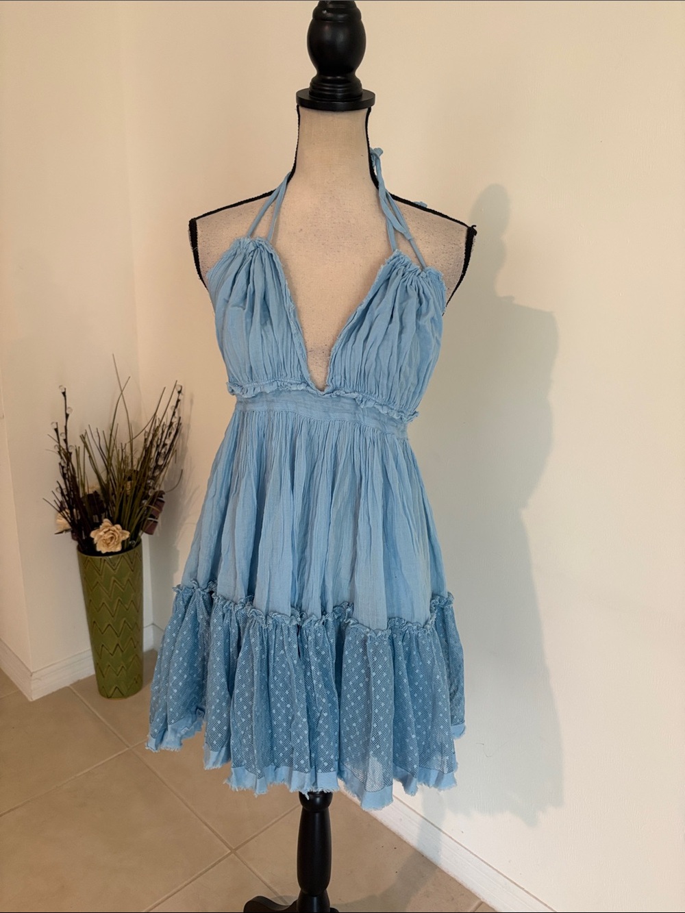 NWT $100 free people large endless summer dress 951 - Picture 2 of 9